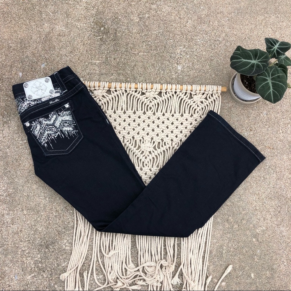 Miss Me Dark Wash Bootcut Jeans Size 27 - Mid-Rise Easy Boot